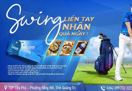 SWING HẾT MÌNH, NĂNG LƯỢNG ĐÃ CÓ BLUE DIAMOND GOLF LINKS LO TRỌN GÓI!