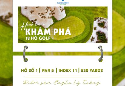 HỐ SỐ 1: ĐIỂM SĂN EAGLE LÝ TƯỞNG NHẤT TẠI BLUE DIAMOND GOLF LINKS