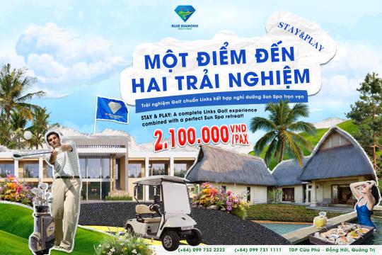 Stay & Play Quảng Trị: Combo Nghỉ Dưỡng & Chơi Golf Đẳng Cấp Chỉ Từ 2.000.000 VNĐ