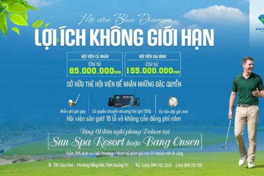 TRỞ THÀNH HỘI VIÊN BLUE DIAMOND GOLF LINKS: TẬN HƯỞNG ĐẶC QUYỀN VÀ ƯU ĐÃI KHÔNG GIỚI HẠN!