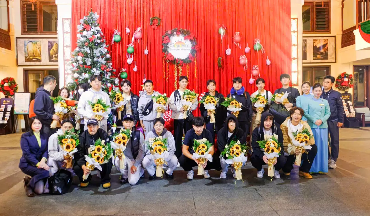 Quảng Trị đón đoàn 33 học viên golf quốc tế đến tham gia Wintercamp tại Sun Spa Resort và Blue Diamond Golf Links